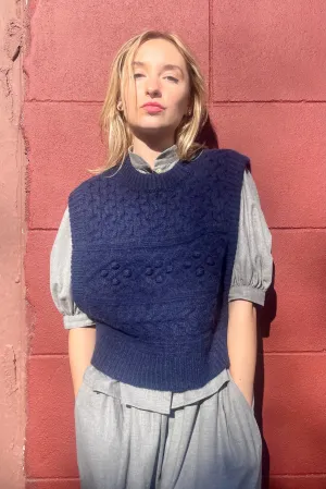 Mona Popcorn Sweater Vest