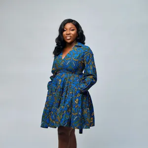 Nannie African Print Dress