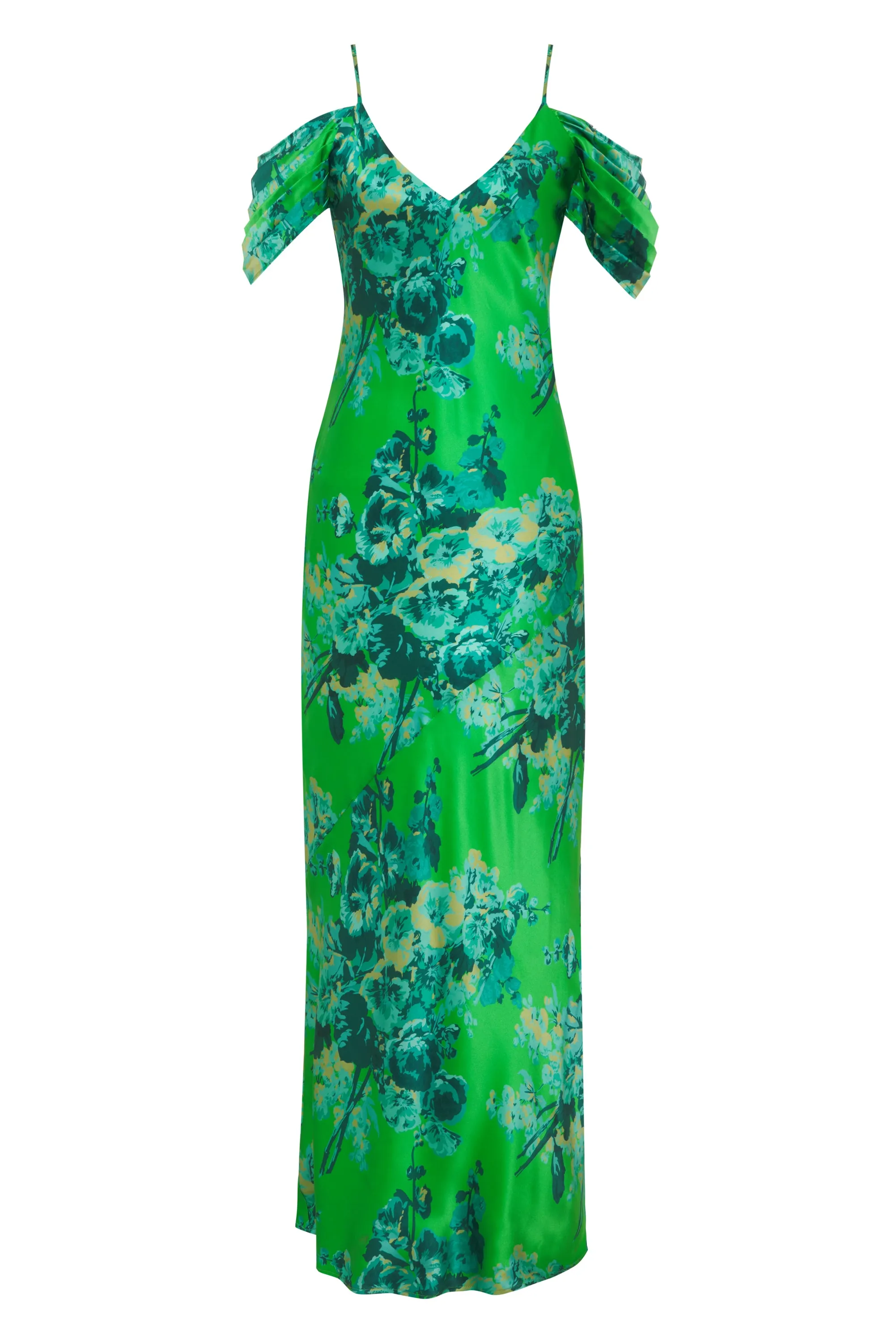 Napa Noa Long Slip Dress Apple Green