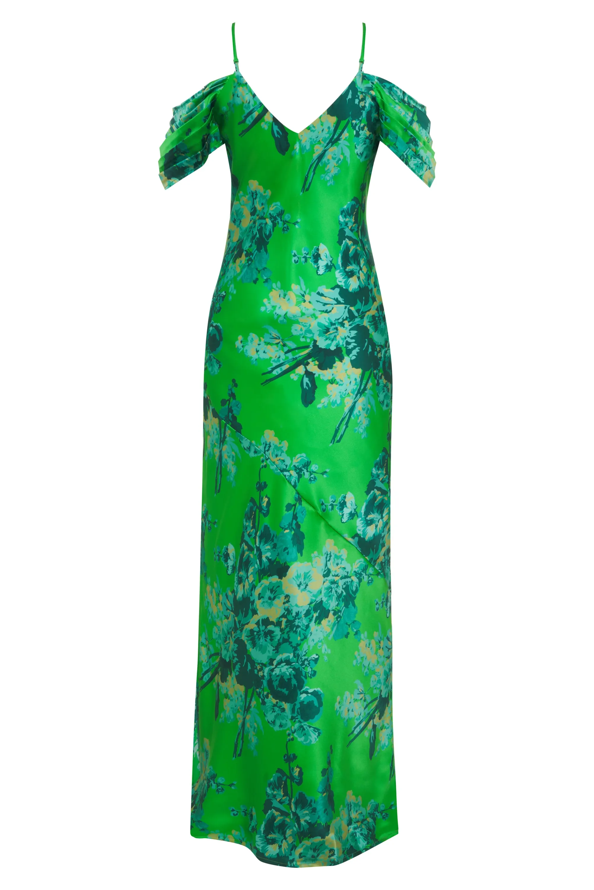 Napa Noa Long Slip Dress Apple Green