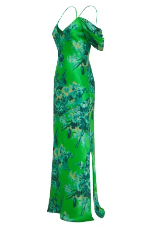 Napa Noa Long Slip Dress Apple Green