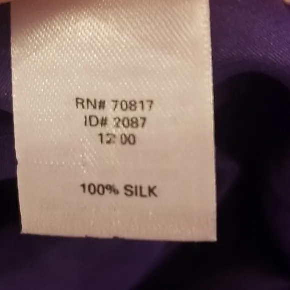 NWOT VICTORIA'S SECRET purple silk slip dress