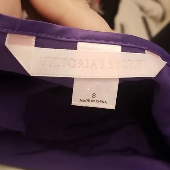 NWOT VICTORIA'S SECRET purple silk slip dress