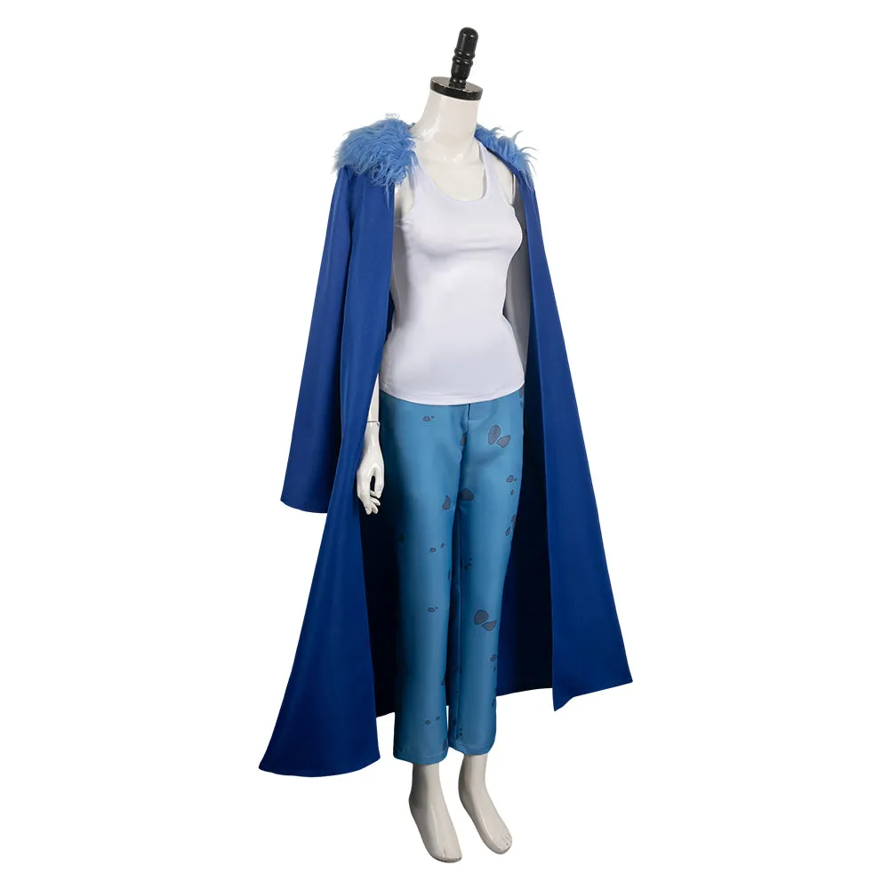 One Piece Trafalgar D. Water Law Female Version Cosplay Costume Outfits Halloween Carnival Suit