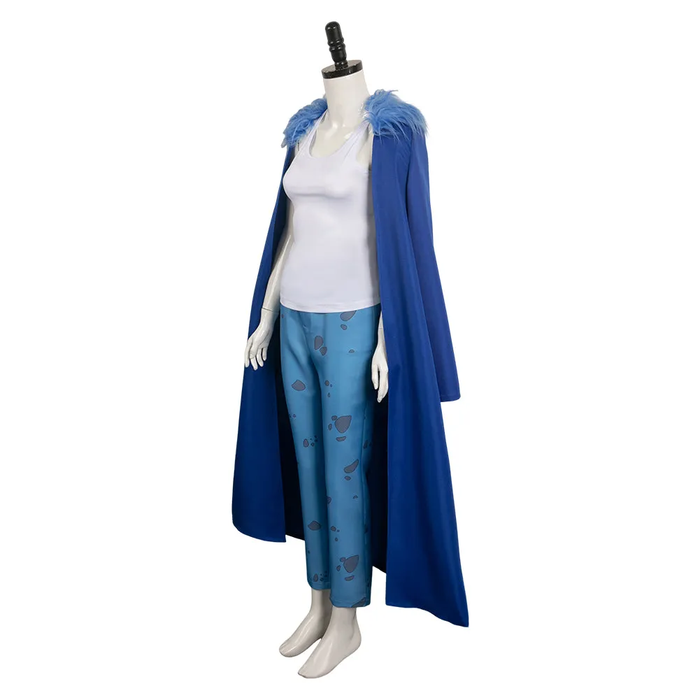 One Piece Trafalgar D. Water Law Female Version Cosplay Costume Outfits Halloween Carnival Suit