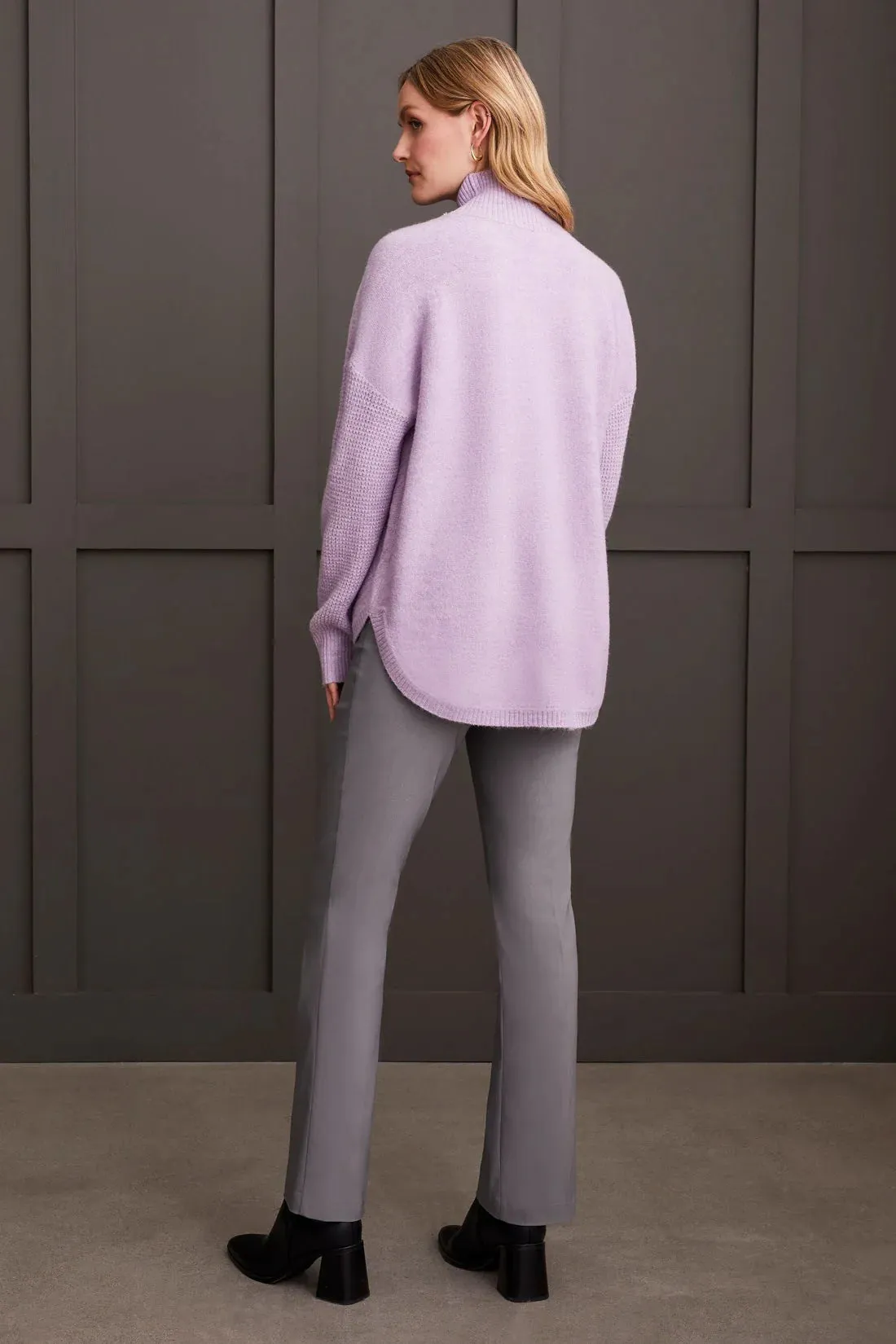 Orchid Mock Neck Sweater