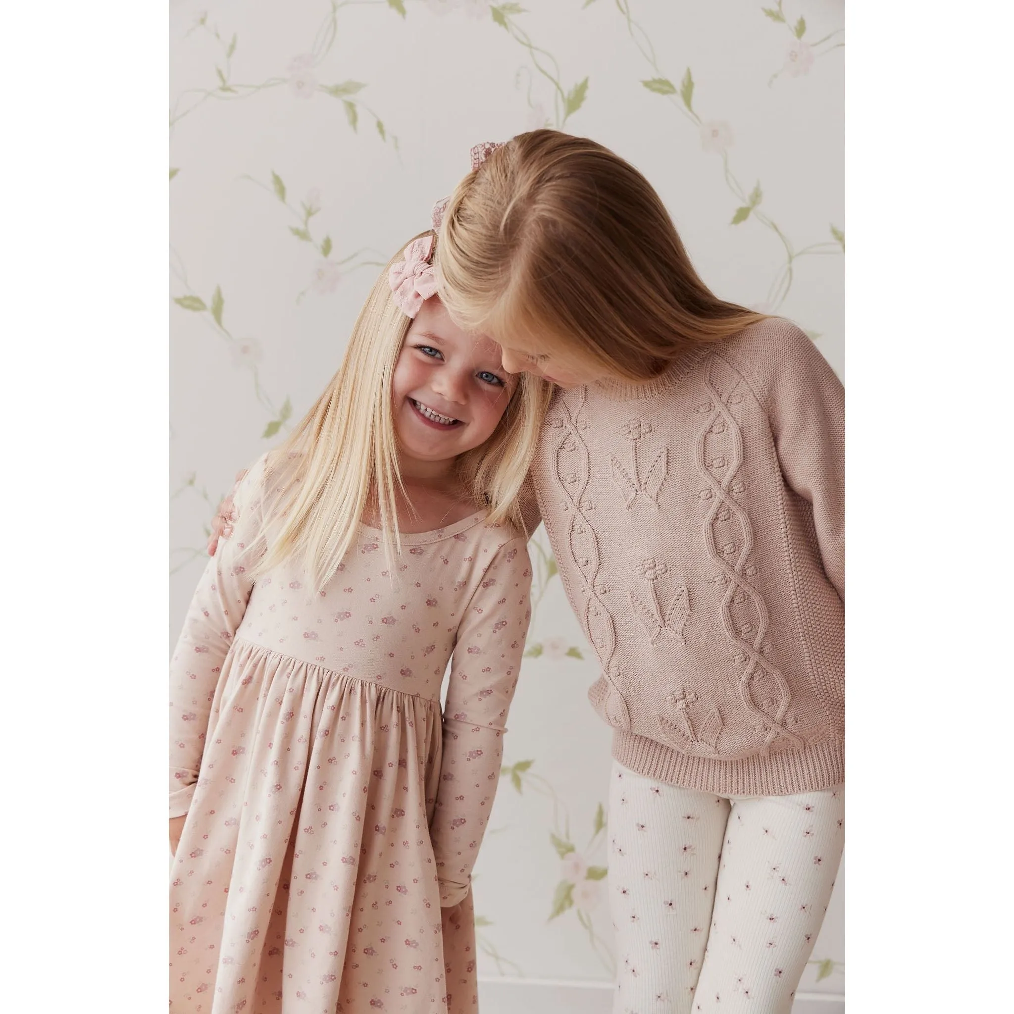 Organic Cotton Tallulah Dress - Cindy Whisper Pink