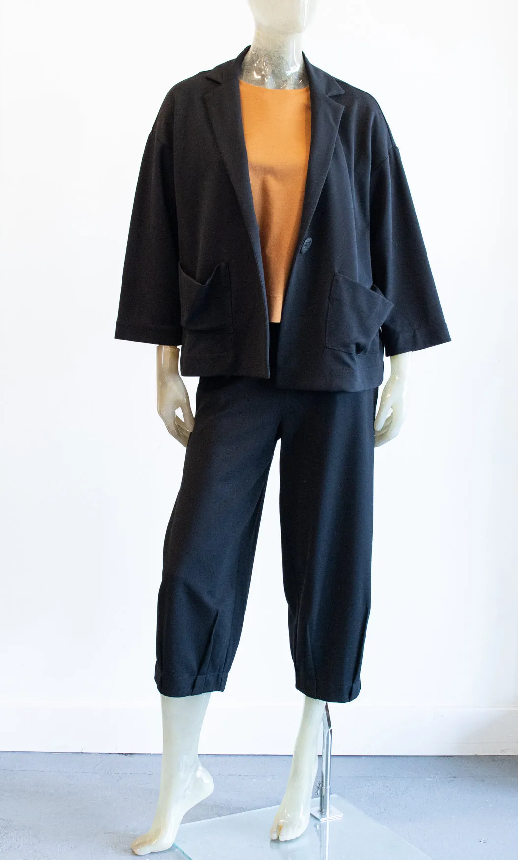 Ozai Knit Black Jacket