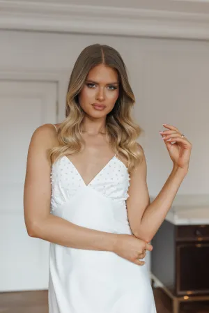 Paris Pearl Beaded Bridal Maxi Slip