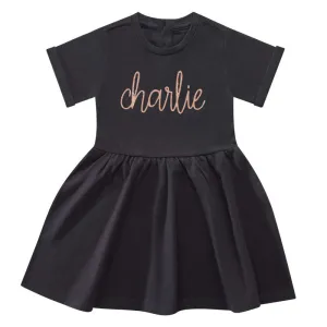 Personalised Black Dress