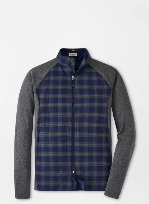 Peter Millar Mens Merge Elite Flannel Hybrid Jacket - NAVY