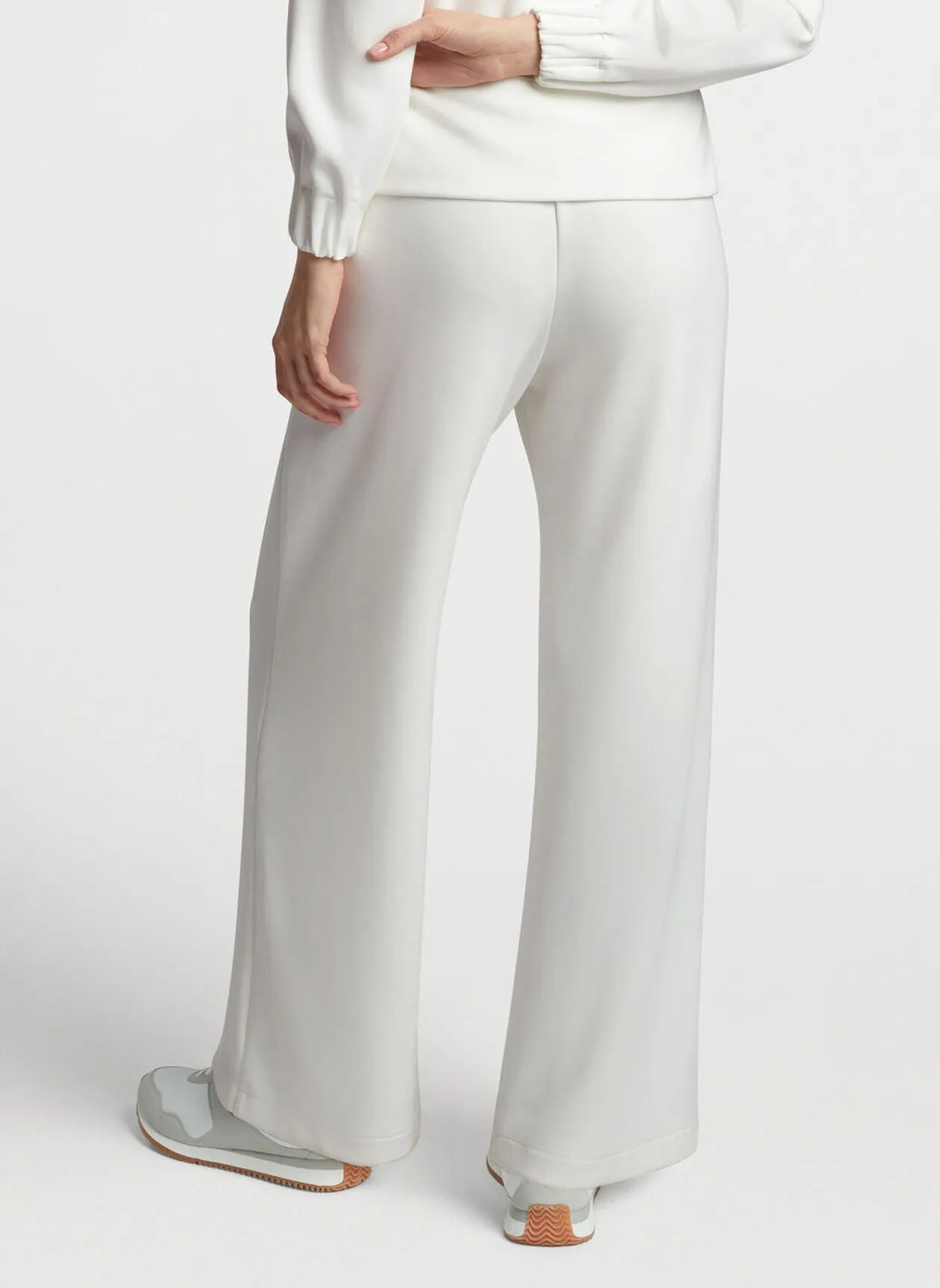 Peter Millar Womens Flora Knit Pant - SOFT WHITE