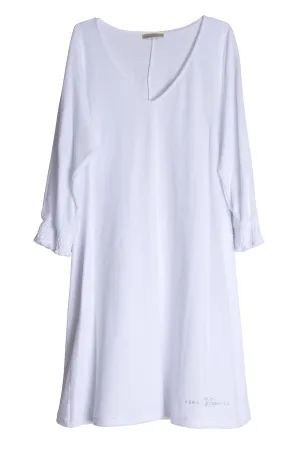 PIPER White Cotton Dress