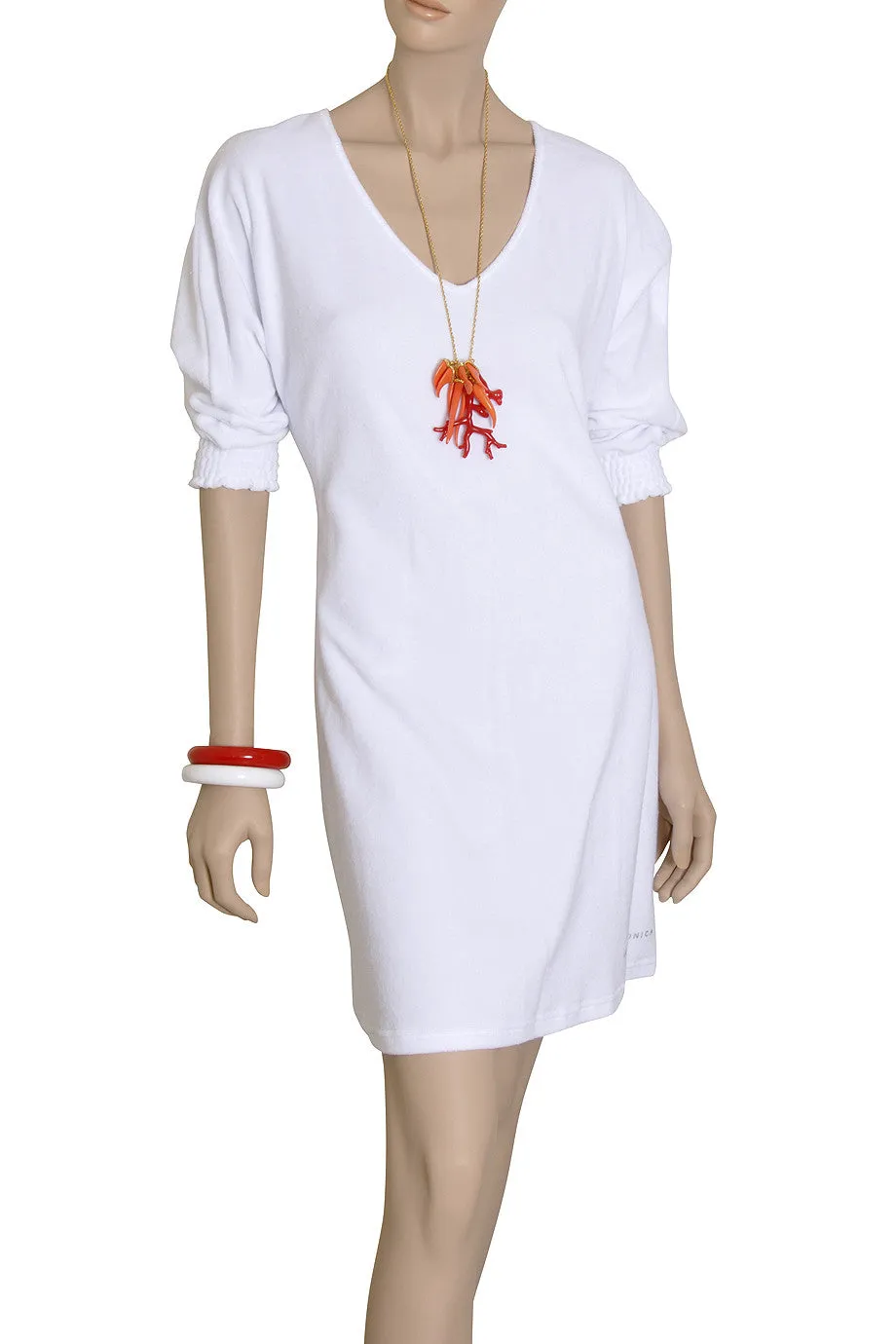PIPER White Cotton Dress