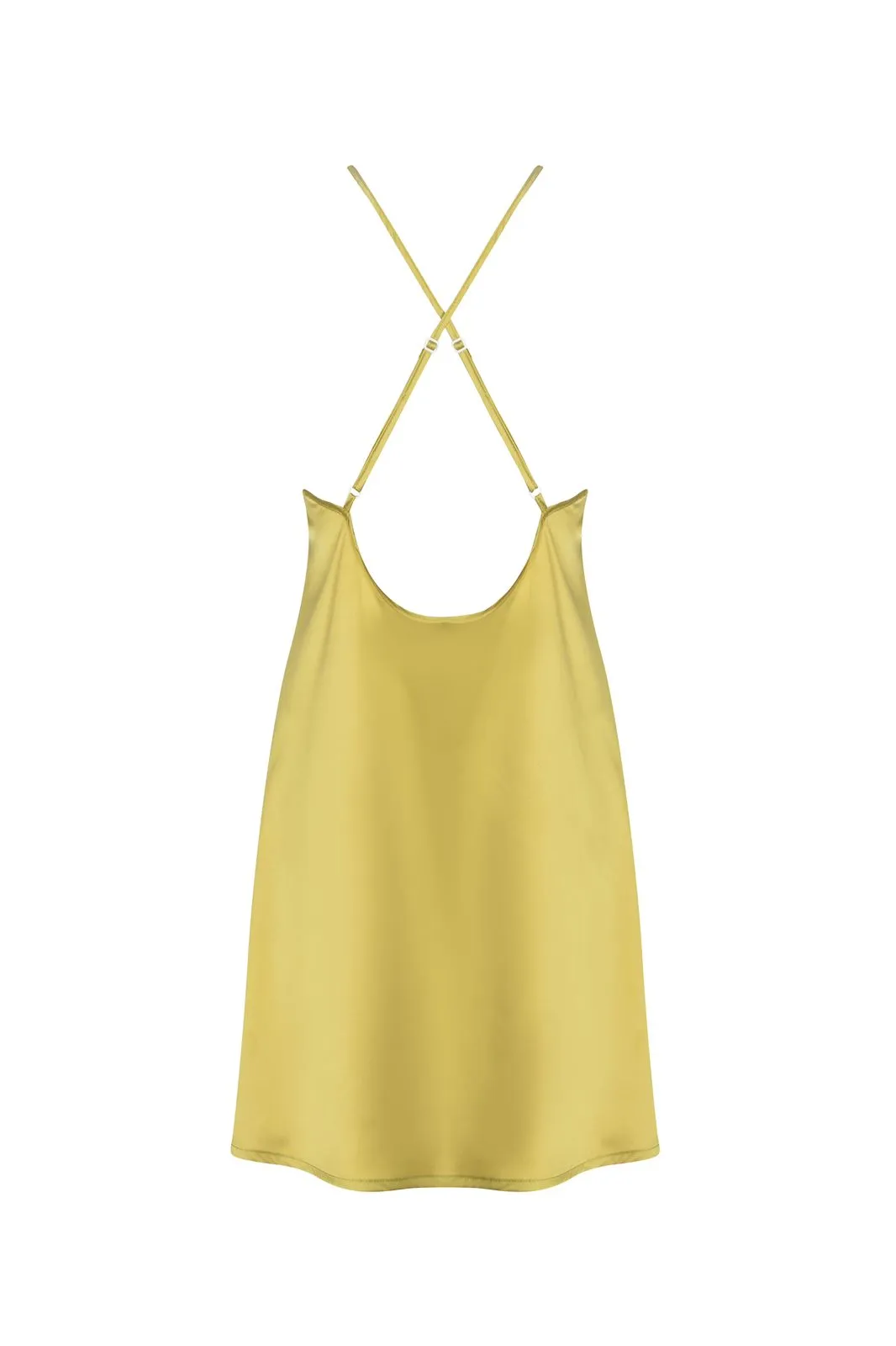 Pistachio - Satin Slip Dress