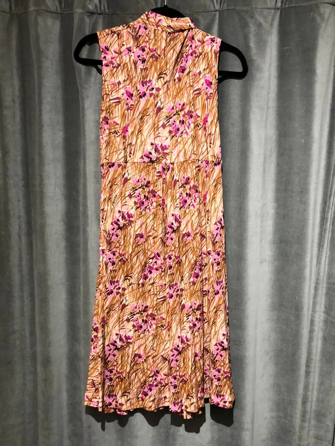 Prada Pink Printed Slinky Sleeveless Dress