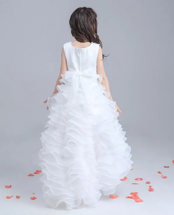 Pretty Lace Hi-Lo Flower Girl Dress Free Shipping