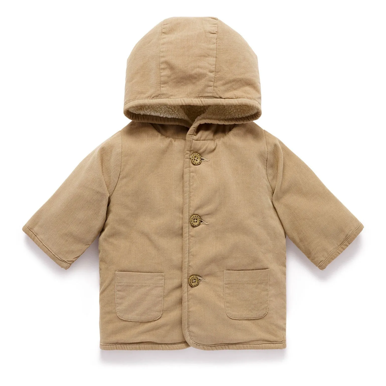 Purebaby Corduroy Shearling Jacket