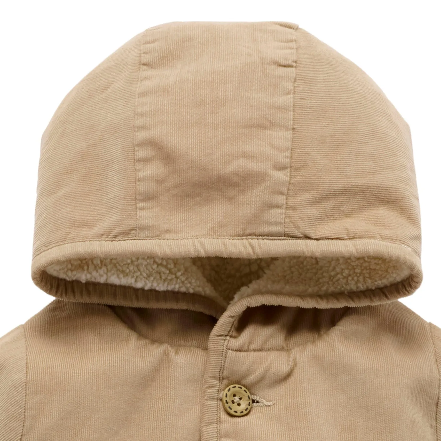Purebaby Corduroy Shearling Jacket
