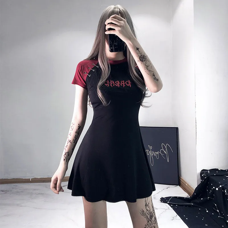 "DREAD" BLACK DRESS D060502