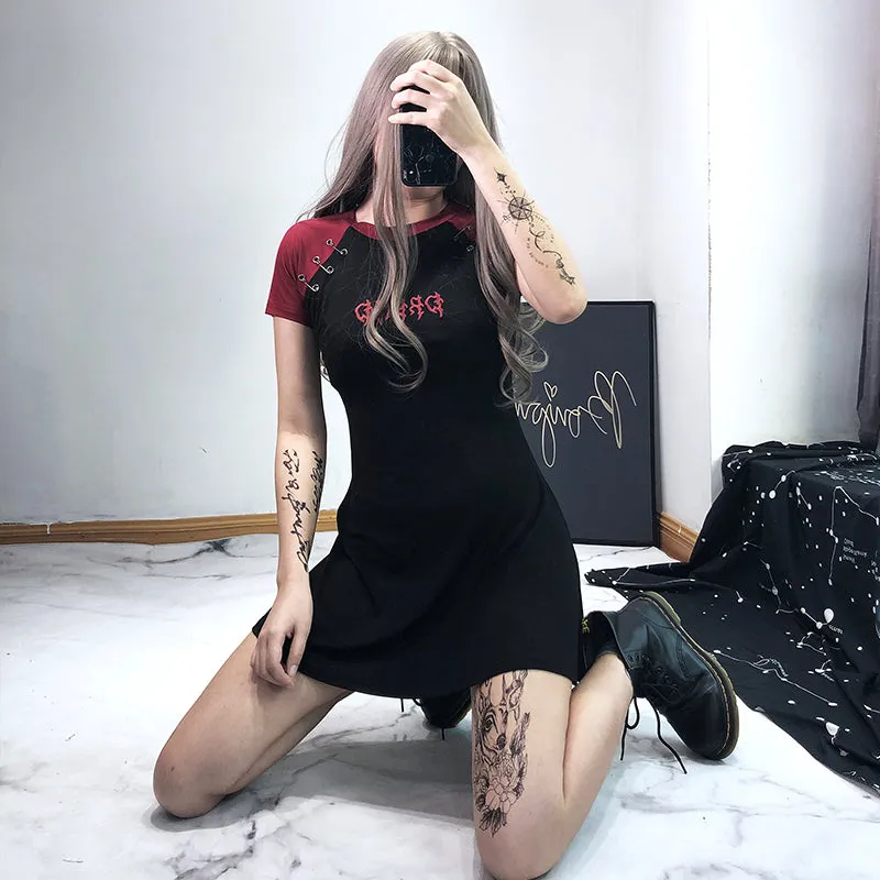 "DREAD" BLACK DRESS D060502