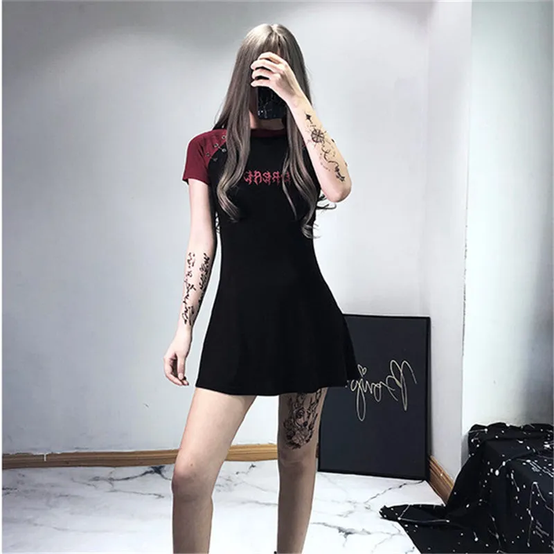 "DREAD" BLACK DRESS D060502