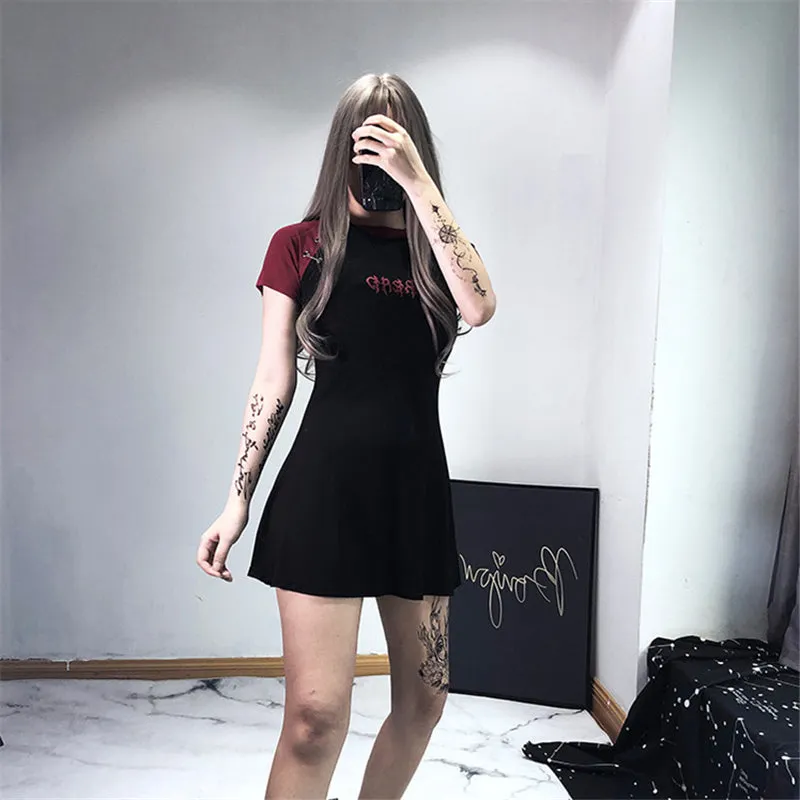 "DREAD" BLACK DRESS D060502