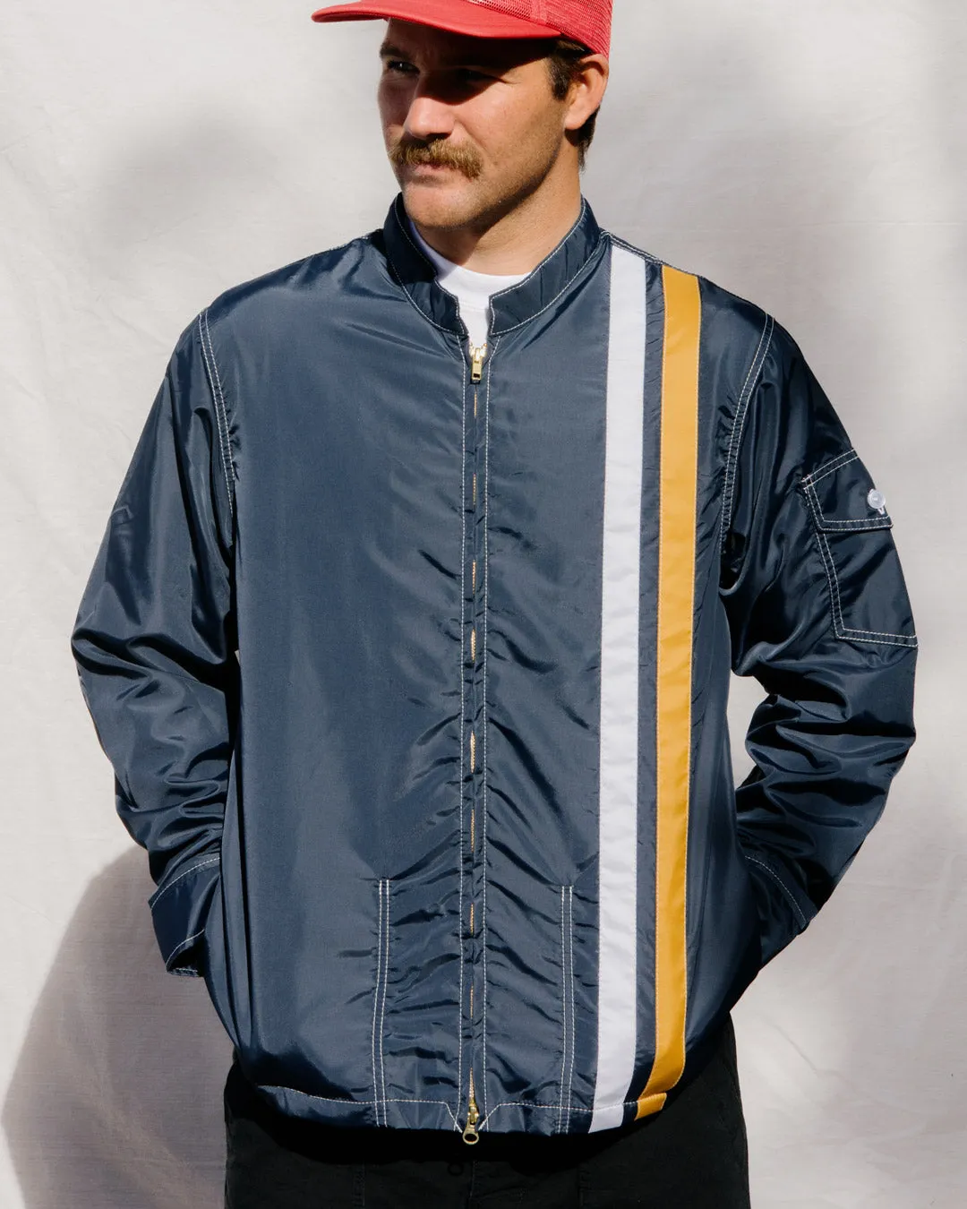 Racing Jacket 25 - Navy/White/Gold