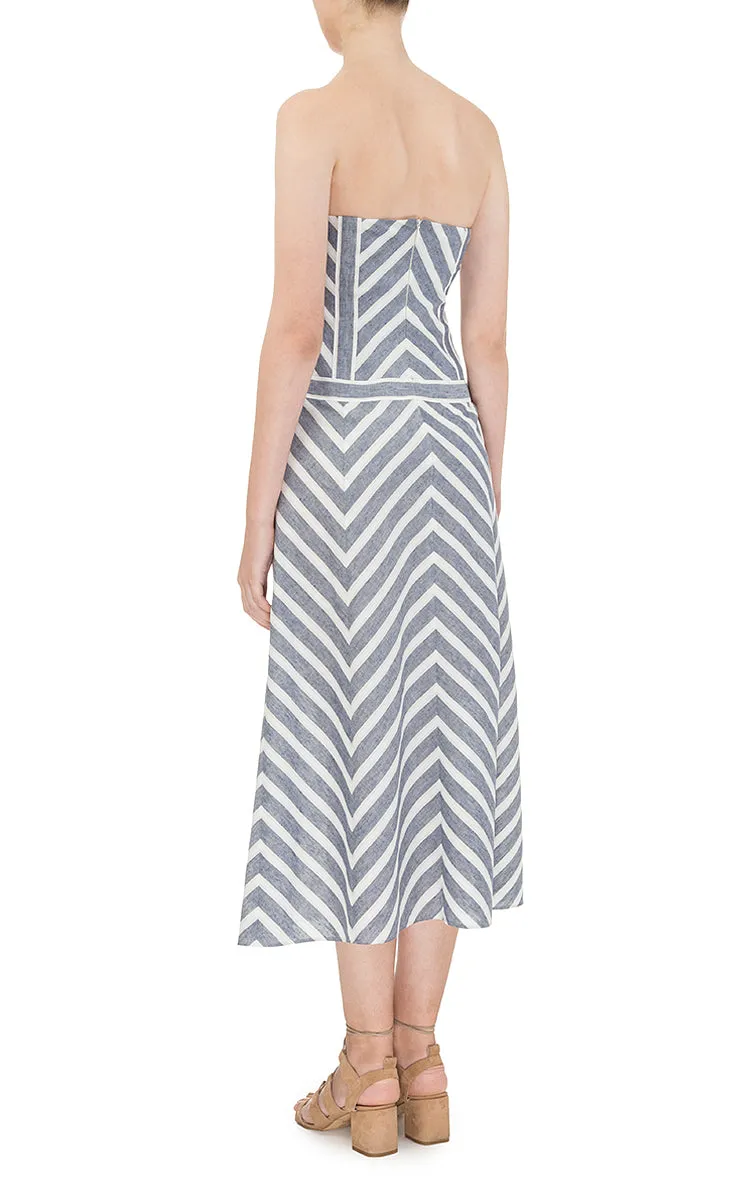Ramie corset dress