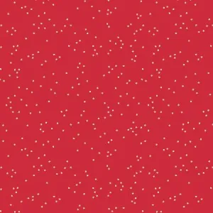 Red - Blossoms - Quilting Cotton- 1/2 meter