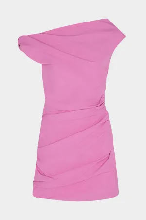 Remmy Mini Dress in Barbie Pink