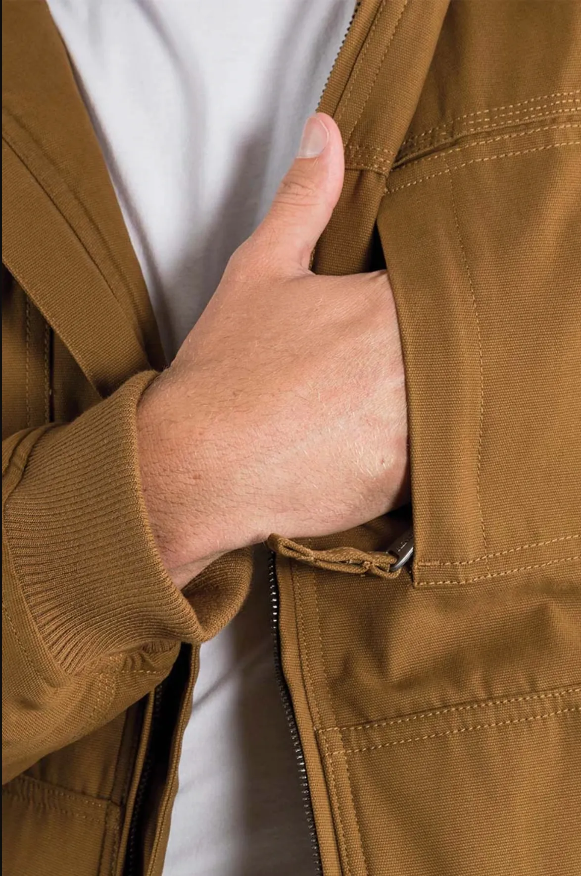 Ringers Western Kalgoorlie Long Canvas Jacket