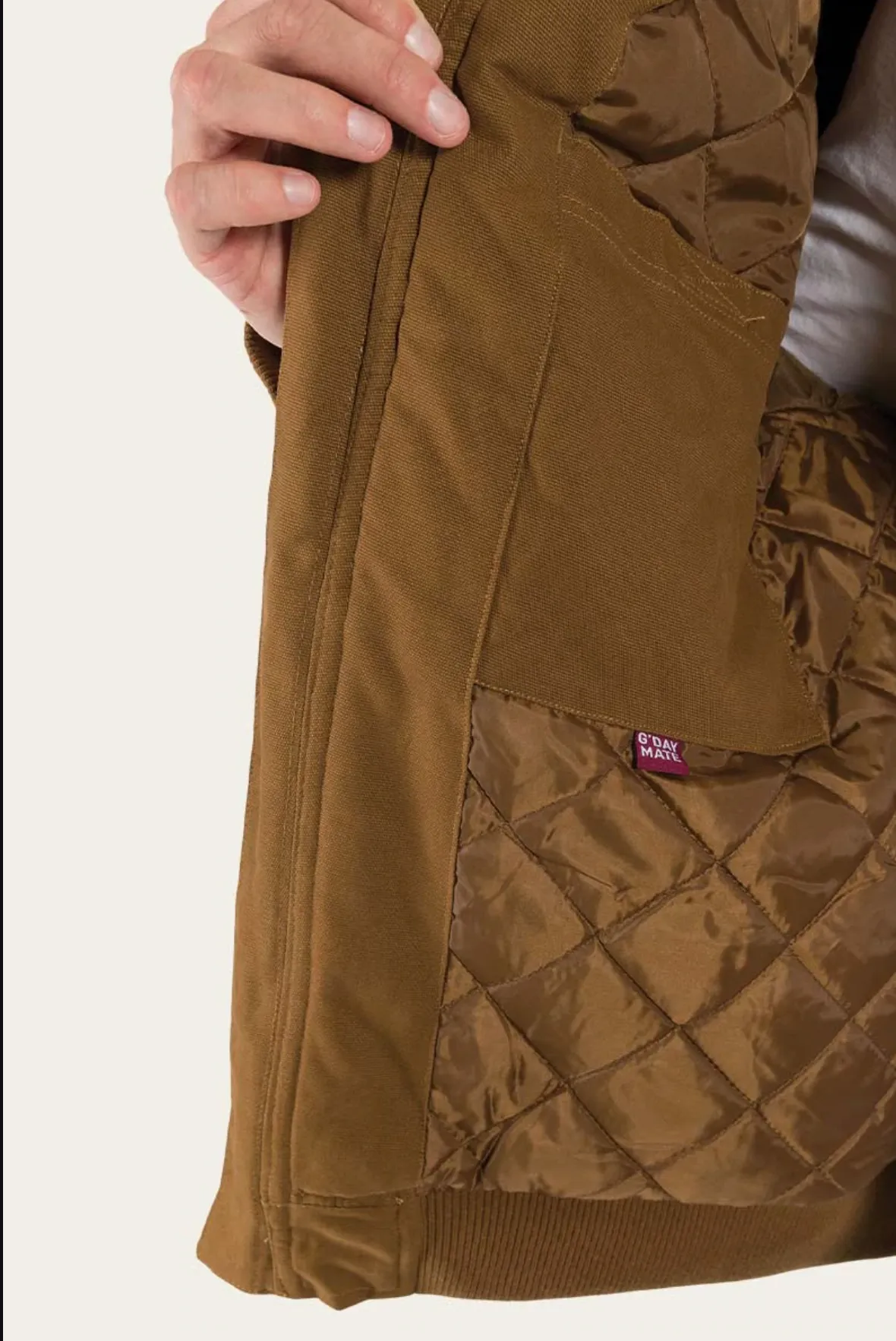 Ringers Western Kalgoorlie Long Canvas Jacket