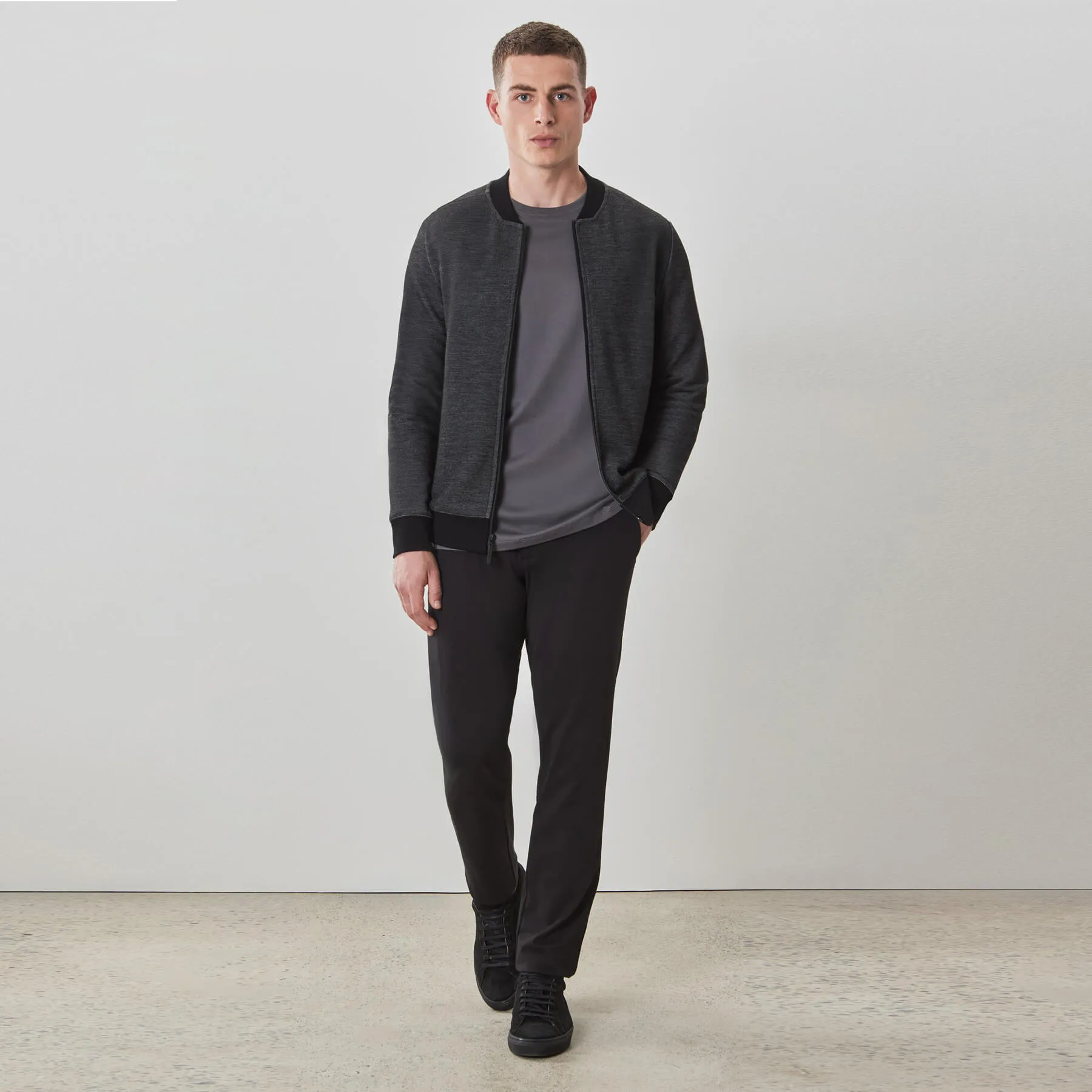 Robert Barakett Stanstead Zip Jacket - Black