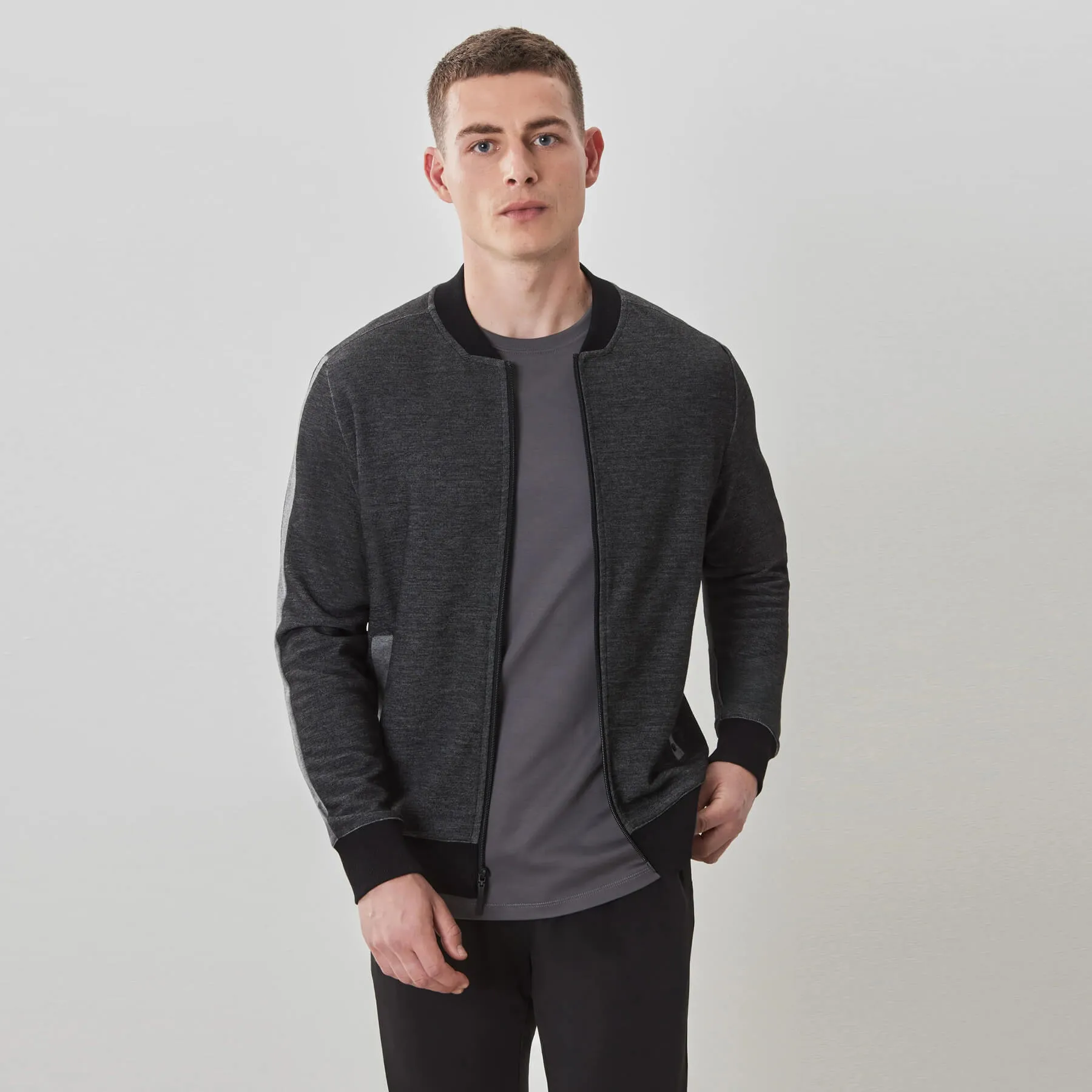 Robert Barakett Stanstead Zip Jacket - Black