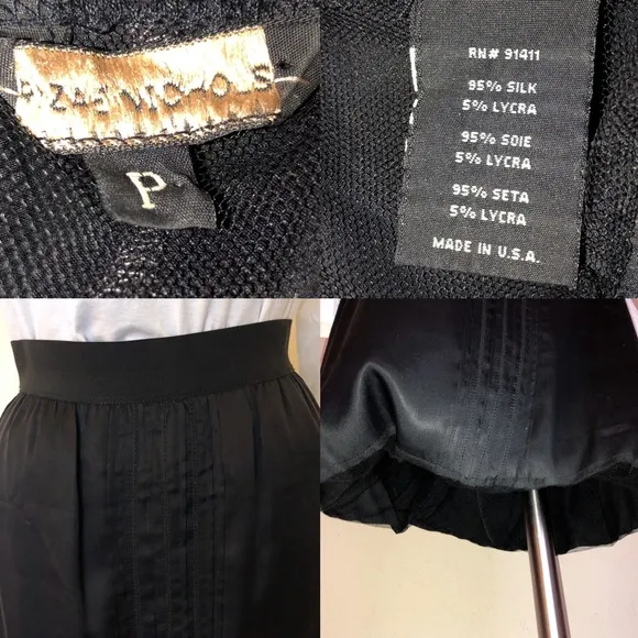 Rozae Nichols Silk Stretch Slip Skirt