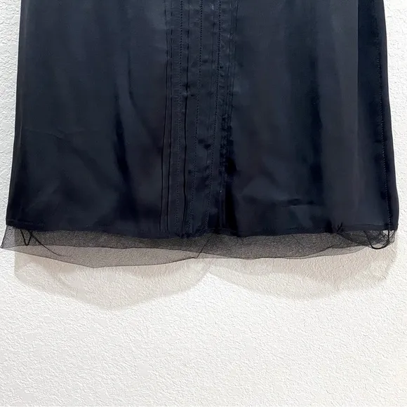 Rozae Nichols Silk Stretch Slip Skirt