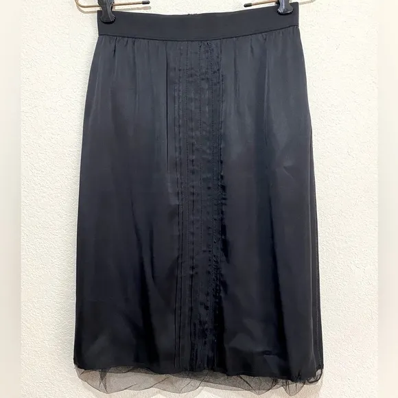 Rozae Nichols Silk Stretch Slip Skirt
