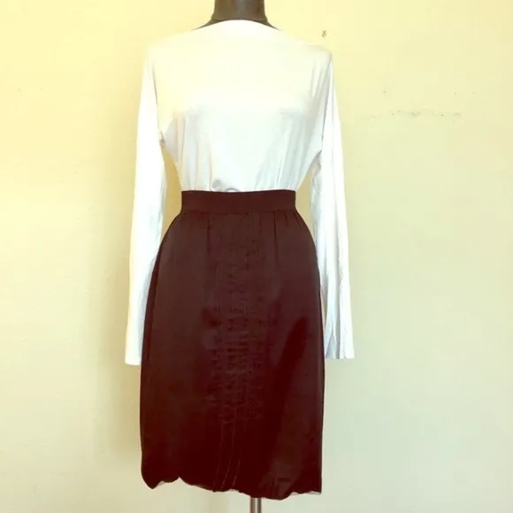 Rozae Nichols Silk Stretch Slip Skirt