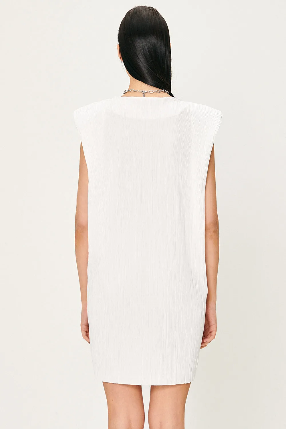 Sahara Sleeveless Plisse Dress