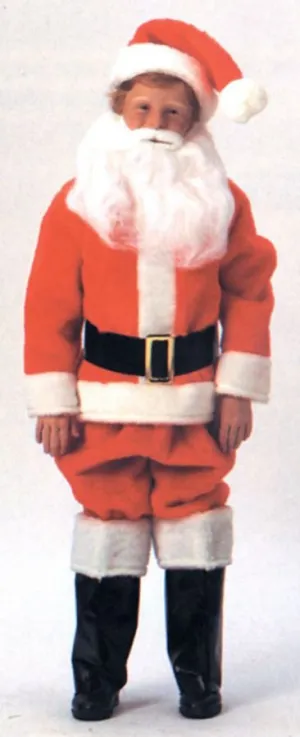 Santa Suit Child Size 14-16 Child Boys Costume