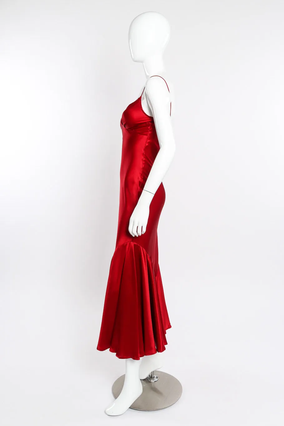 Satin Bias Slip Dress