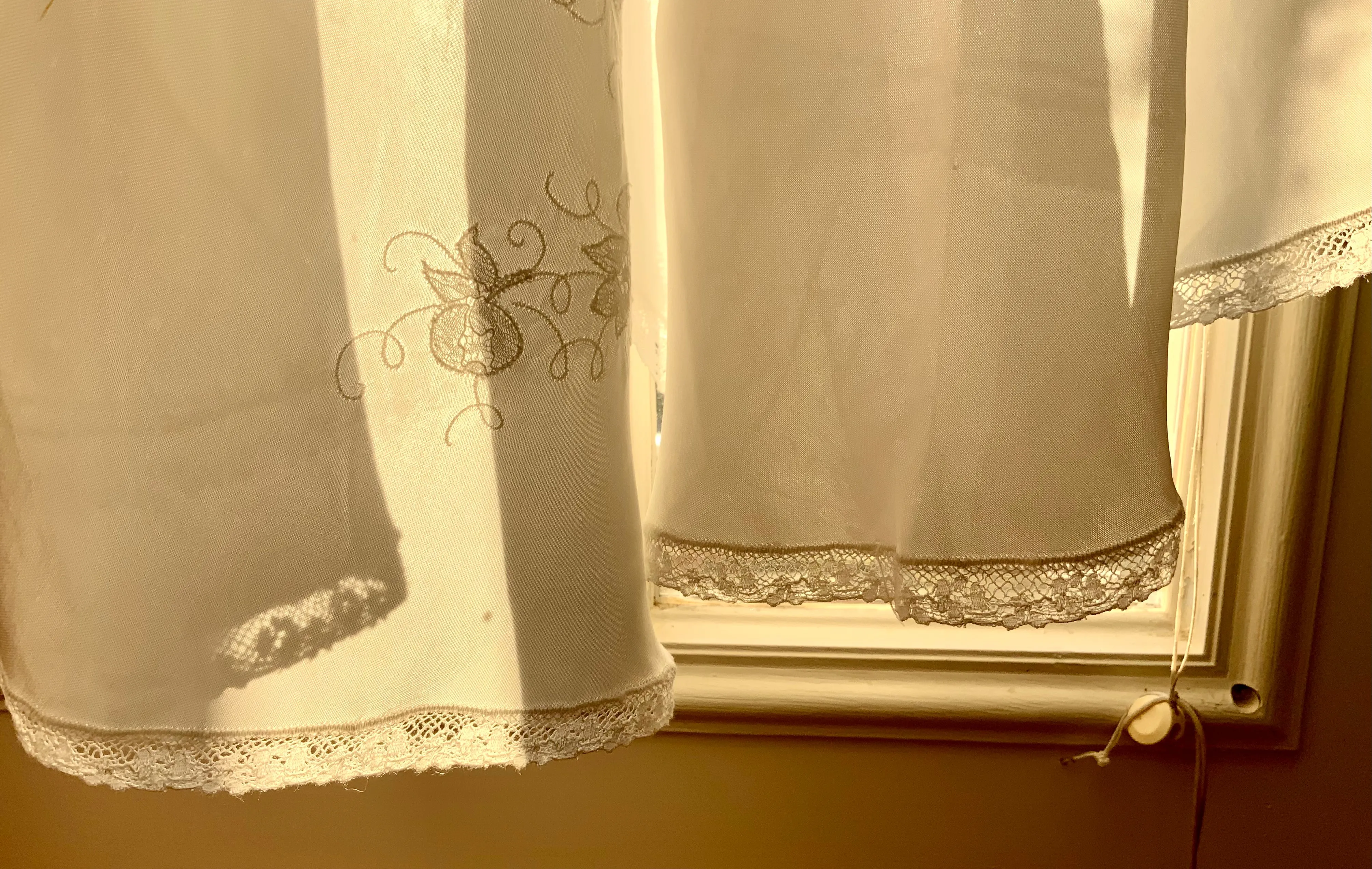 Satin Nightgown - Bridal - 50s -50Q