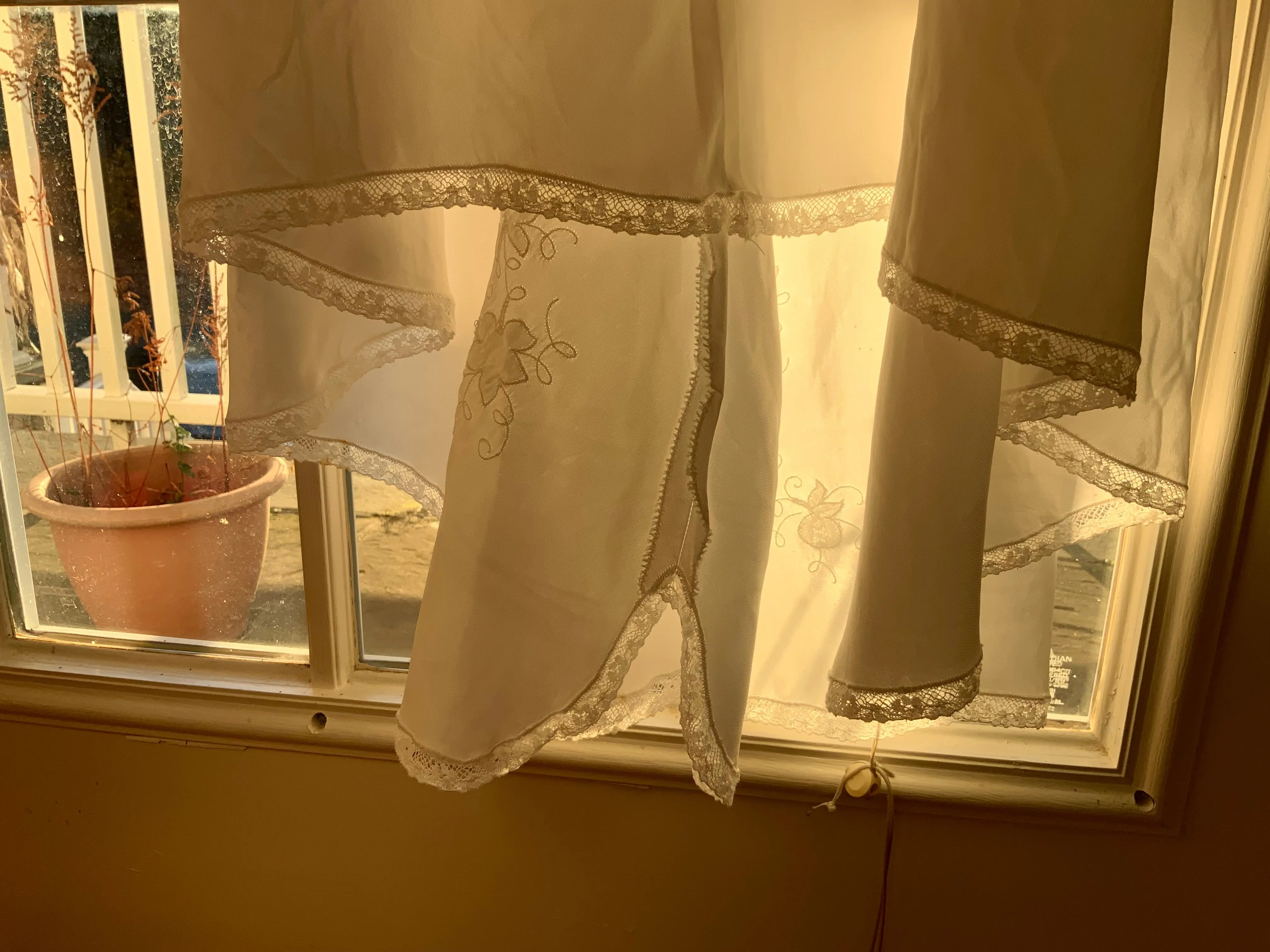 Satin Nightgown - Bridal - 50s -50Q