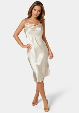 Satin Slip Midi Dress