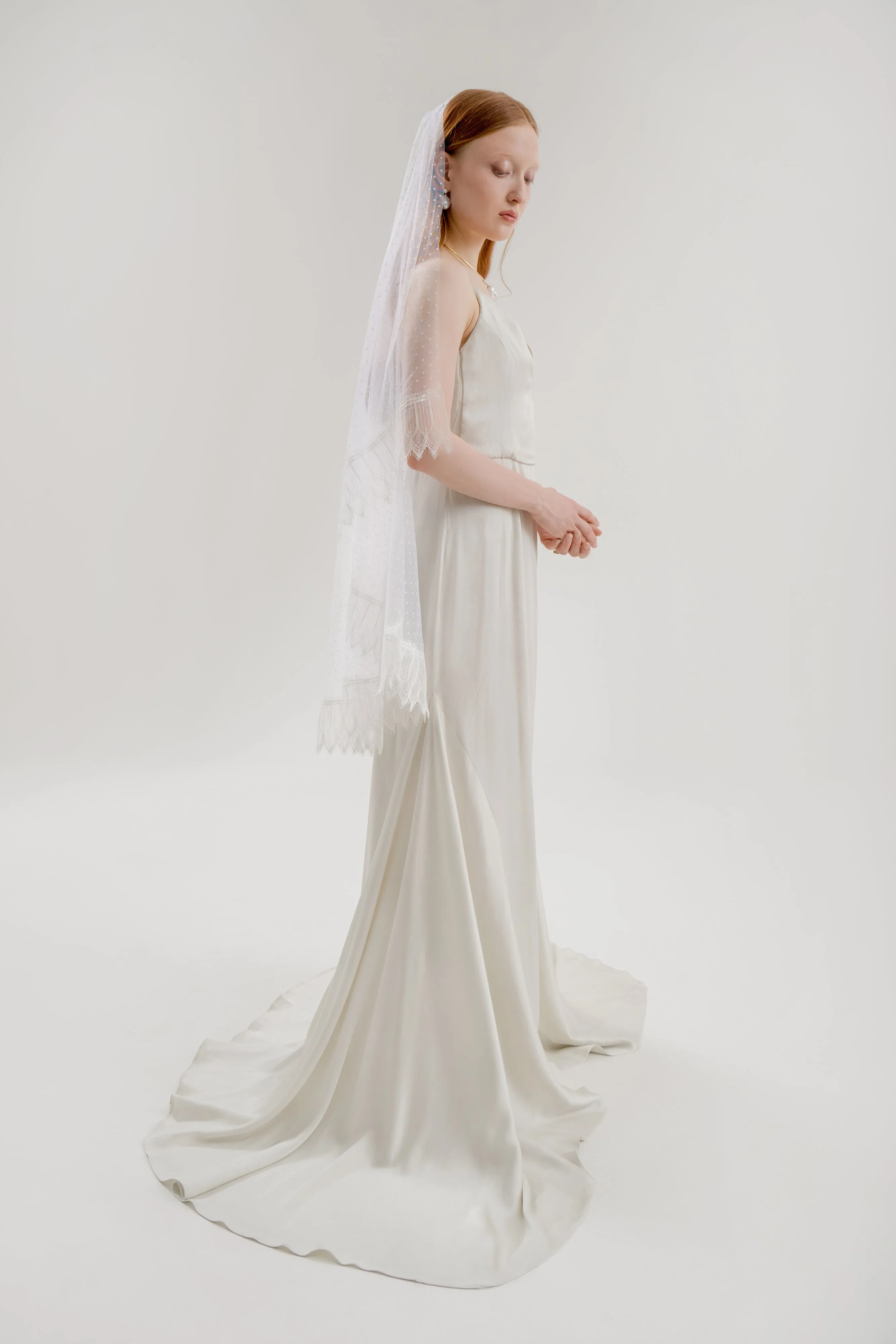 Savannah Silk Godet Dress