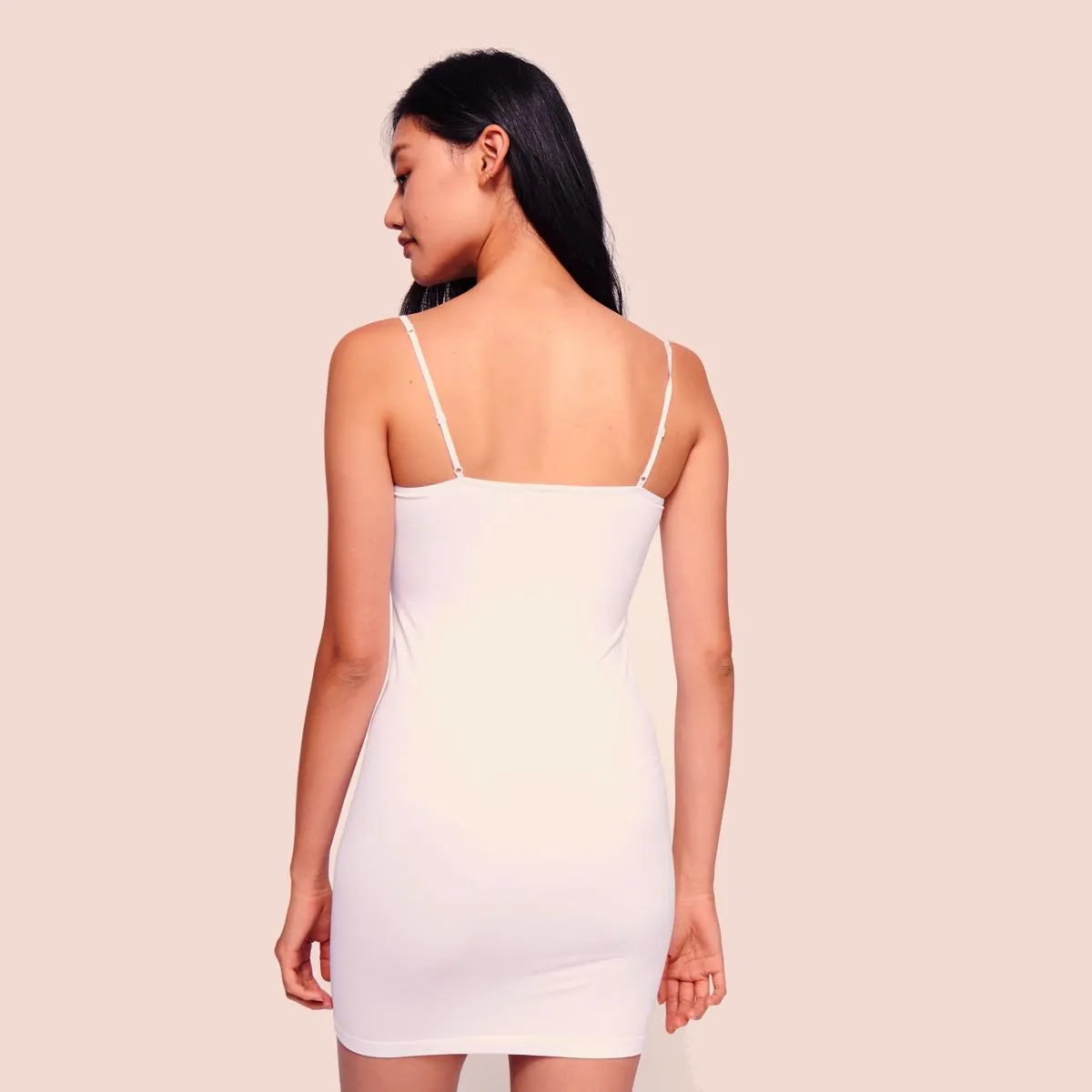 Seamless Mini Slip in Ivory