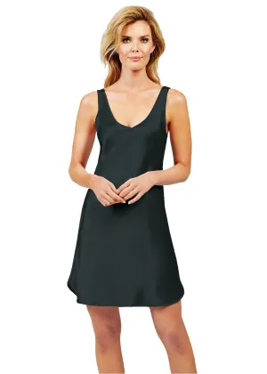 Shadowline Satin Essentials Wide Strap Chemise Nightgown Slip