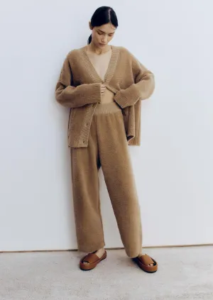 Shearling Pants, Camel