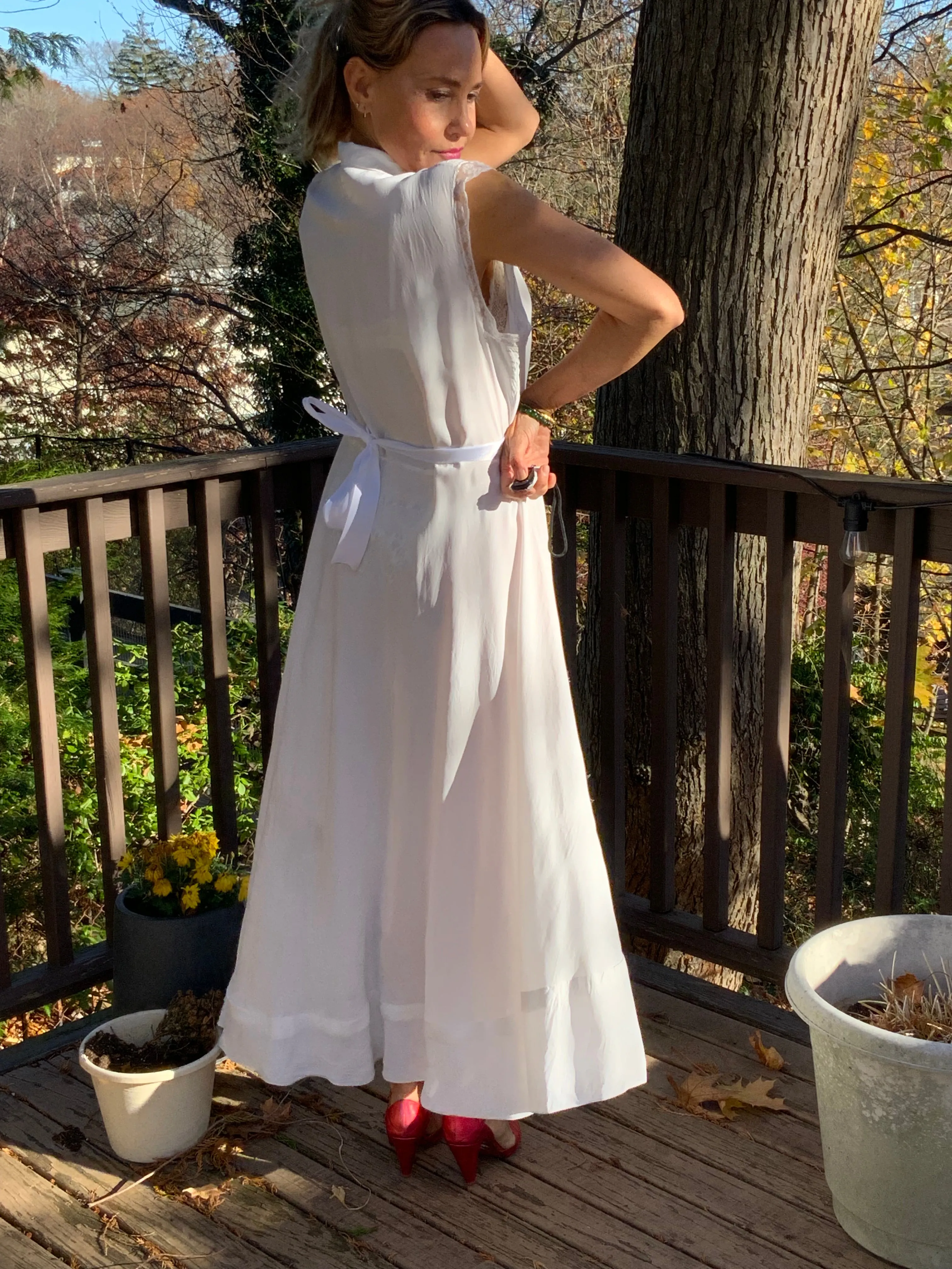 Silk Nightgown - 40s - 40R